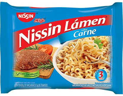 Macarrão Instantâneo Nissin Lámen Carne 85g 