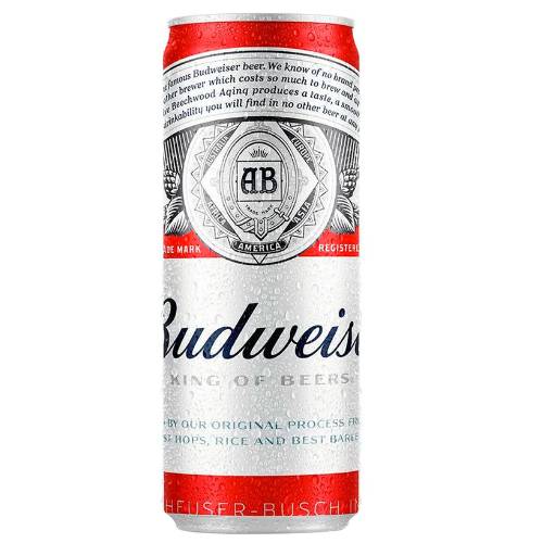 Cerveja Budweiser American Lager Lata 350ml