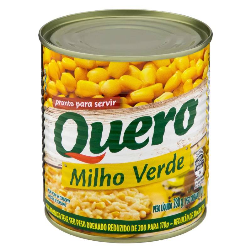 Milho Verde em Conserva Quero Lata 170g