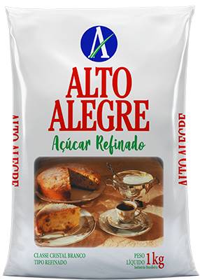 Açúcar Refinado Alto Alegre 1kg