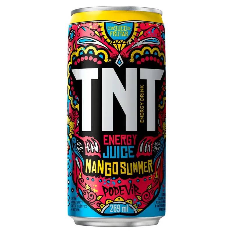 Energético TNT Energy Juice Mango Summer Lata 269ml