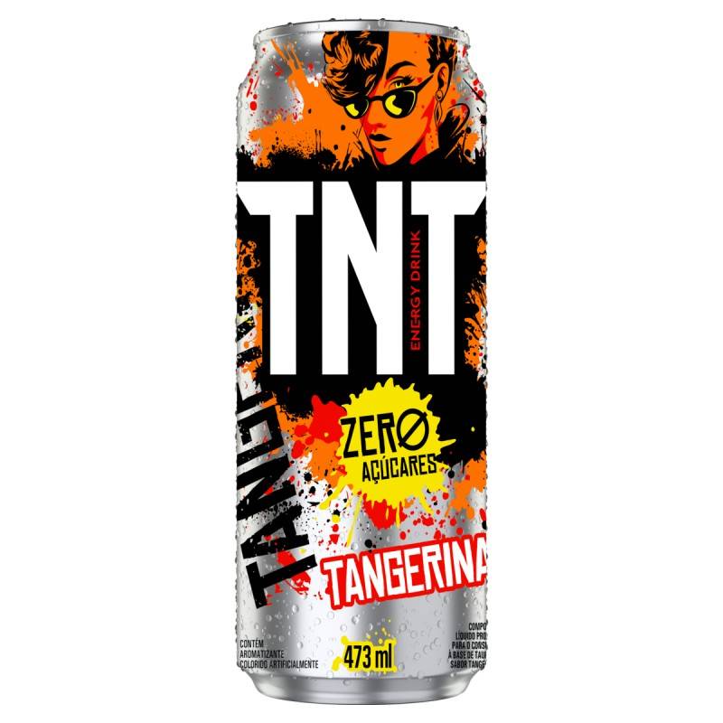 Energético TNT Tangerina Zero Açúcares 473ml